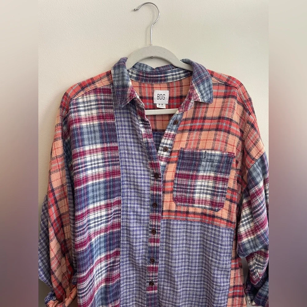 Urban Outfitters BDG Ted Patchwork Flannel - Picture 6 of 10